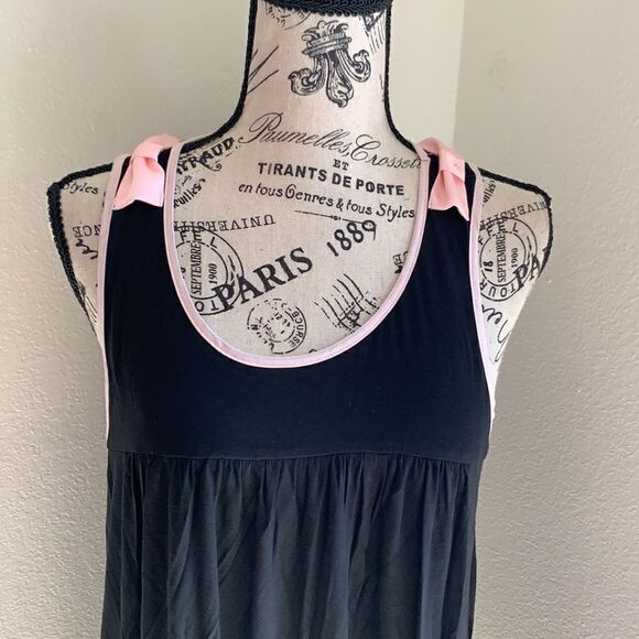 🆕 Kate spade modal jersey chemise black M - Picture 3 of 9